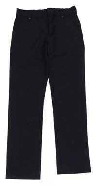 Tmavomodré slavnostní kalhoty F&F