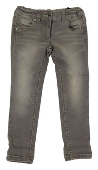 Šedé skinny kalhoty Benetton