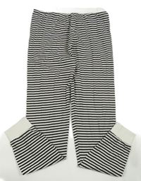 Černo-bílé pyžamové tepláky Minoti