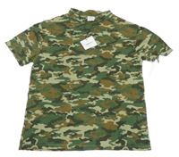 Nové - Khaki army tričko Zara