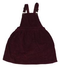 Vínové menšestrové na traké šaty H&M