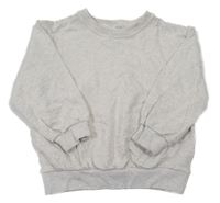 Šedobéžová melírovaná mikina H&M