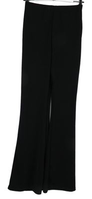 Dámske čierne flare nohavice