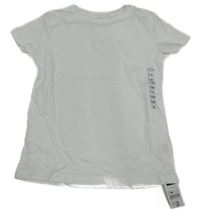 Nové - Bílé tričko s vyšitým srdíčkem  Dunnes Stores