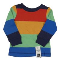 Nové - Barevné pruhované triko Dunnes