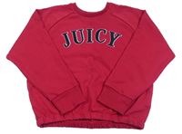 Malinová mikina s logem Juicy Couture 