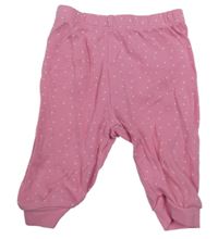 Ružové bodkovaná é pyžamové nohavice Primark