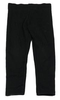 Černé zateplené legíny Primark