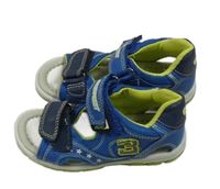 Nové - Modro-zelené sandály vel.24