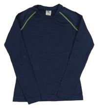 Tmavomodré funkčné spodné tričko Crane