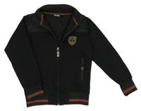 Čierno-vzorovaná prepínaci mikina s šusťákovým prvkem Gucci