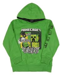 Zelená mikina s kapucí - Minecraft Primark