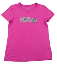 Ružové športové tričko s nápisom CMP