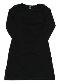 Čierne bavlnené šaty H&M