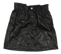 Čierna koženková sukňa H&M