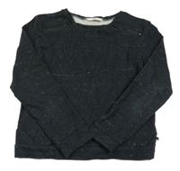 Tmavomodrá melírovaná mikina Elevenparis