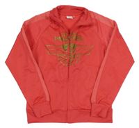 Růžová propínací mikina Captain Marvel