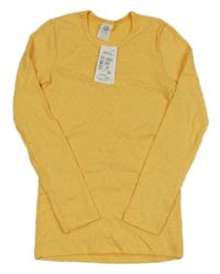 Nové - Oranžové puntíkované triko Sanetta 