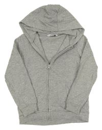 Sivá melírovaná prepínaci mikina s kapucňou Everyday