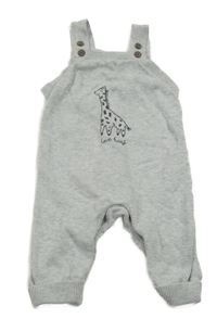 Šedé pletené laclové kalhoty se žirafou F&F