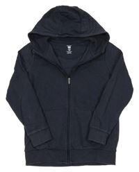 Tmavomodrá prepínaci mikina s kapucňou F&F