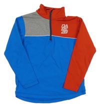 Modro-červeno-sivá športová funkčná mikina s logem Dare2B