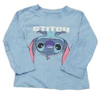 Světlemodré triko se Stitchem Primark 