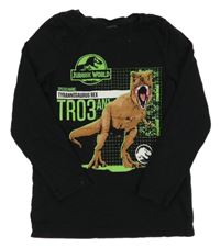 Černé triko Jurský svět