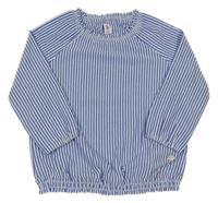 Modro-bílá pruhovaná halenka zn Yigga