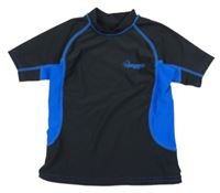 Černo-safírové UV tričko s logem Pegaso
