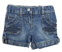 Modré rifľové kraťasy Impidimpi