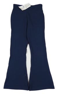 Nové - Tmavomodré flare sportovní legíny Primark