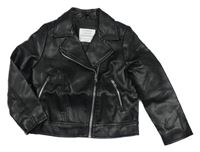 Černý koženkový crop podšitý křivák Primark
