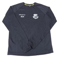Sivé futbalové tričko s logom Craft