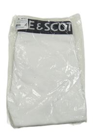 Nové - bielo-čierne legínové kraťasy s logy LYLE&SCOTT