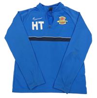 Modrá thermo futbalová mikina so znakom Nike