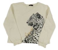 Smotanová crop mikina so šelmou C&A