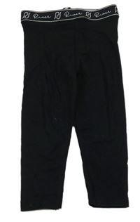 Čierne legíny s logy RIVER ISLAND