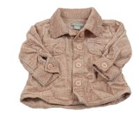 Pudrová menšestrová košeľová bunda PRIMARK