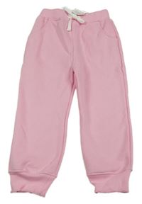 Nové - ružové teplákové tepláky