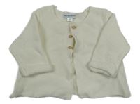 Smotanový prepínaci sveter Vertbaudet