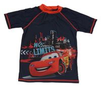 Tmavomodro-červené UV tričko s Cars Disney