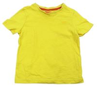 Žlté tričko s výšivkou Tu