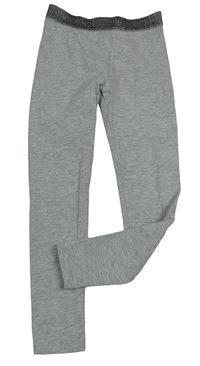 Šedé melírované legíny Alive