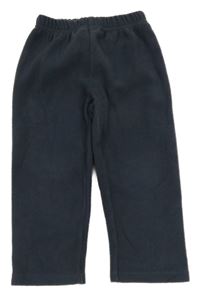 Antracitové fleecové tepláky