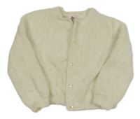 Krémový chlpatý prepínaci sveter