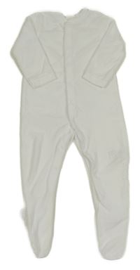 Bílý froté overal Mothercare