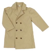 Béžový šušťákový kabát Shein