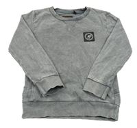 Sivá mikina s nášivkou Ravagio