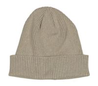 Béžová žebrovaná pletená čepice H&M
